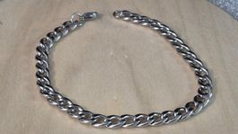 Bracciale uomo argento catena maglia