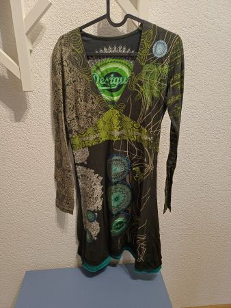 Desigual green spring/ summer dress S size