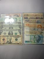 Banknoten Sammlung von verschiedenen Laendern 