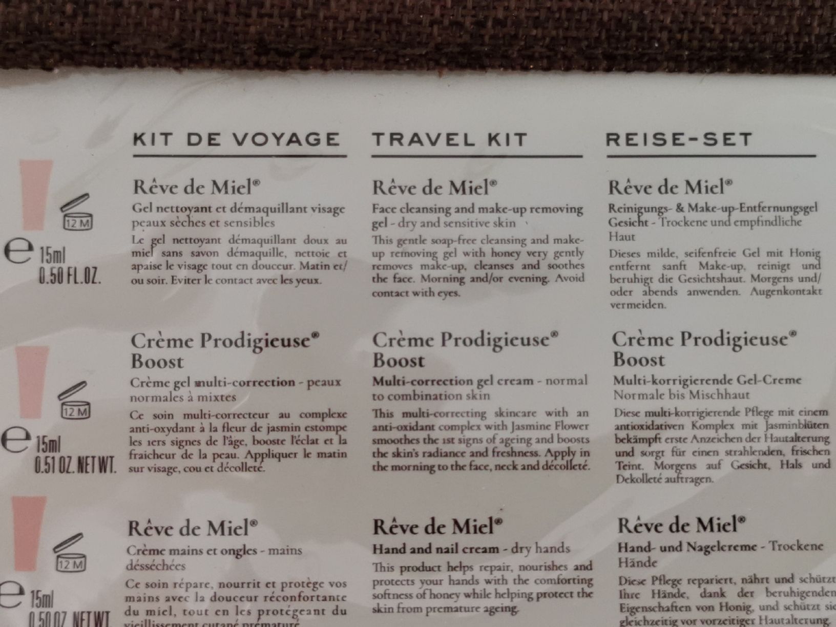 Nuxe Cura del viso: Nuxe Paris My beauty essentials Reise - Set. – Nuovo e nell'imballaggio originale da Schlieren venduto da vlalif 3