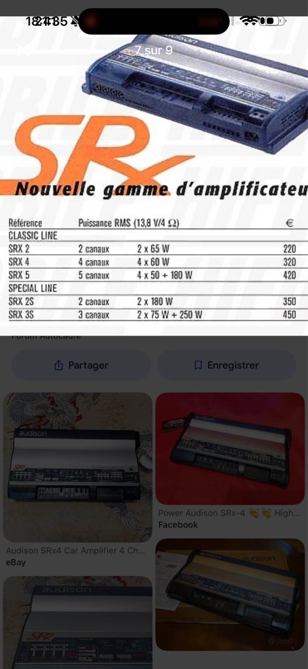 Amplificateurs: Amplificateur audison et caisson de basse alpine – D'occasion à gland par manuel062 8