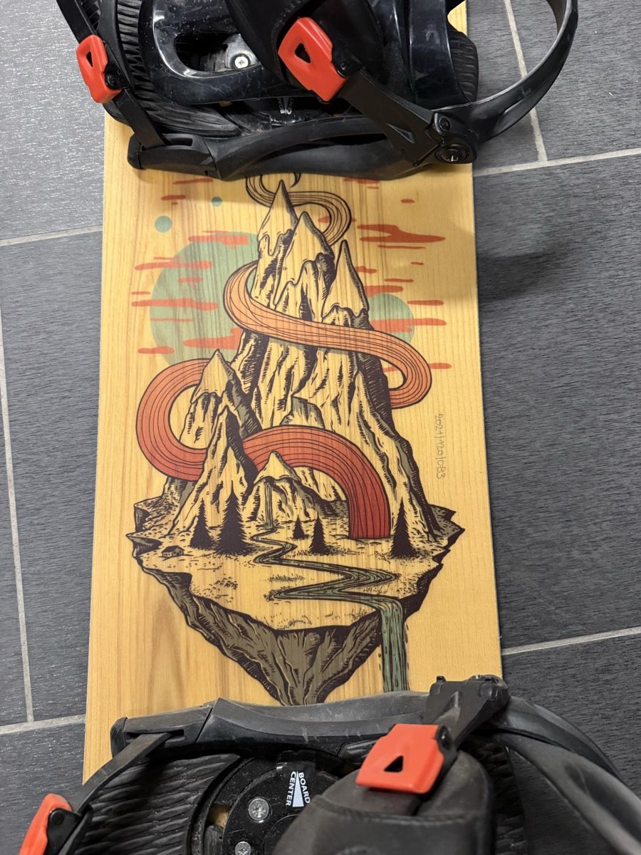 Head Board: Goodboards Prima 146 Snowboard mit Head Bindung, Top Zustand – Usato da Chur venduto da EHC7000 2