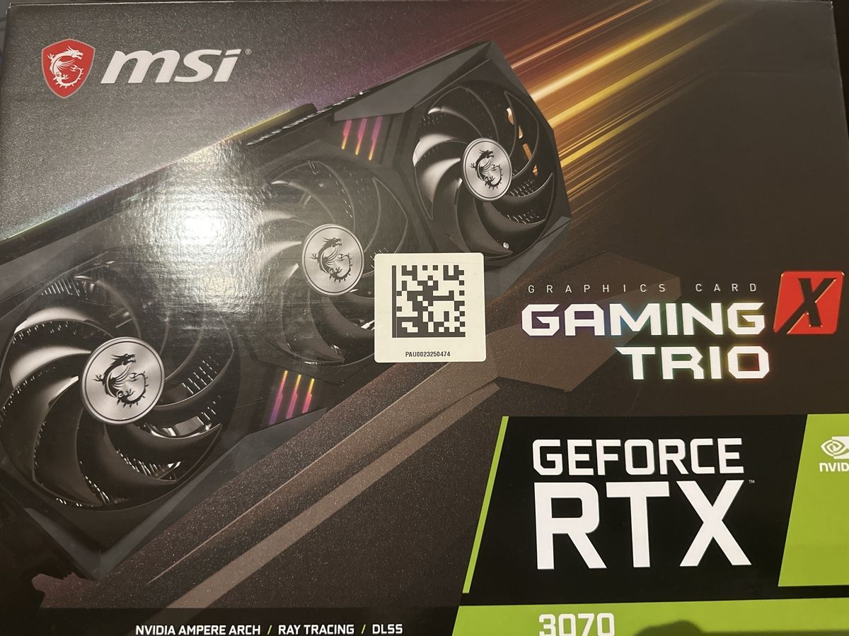 MSI Schede grafiche: MSI GeForce RTX 3070 GAMING X TRIO – Nuovo (secondo la descrizione) da Rüthi (Rheintal) venduto da JakubSutor