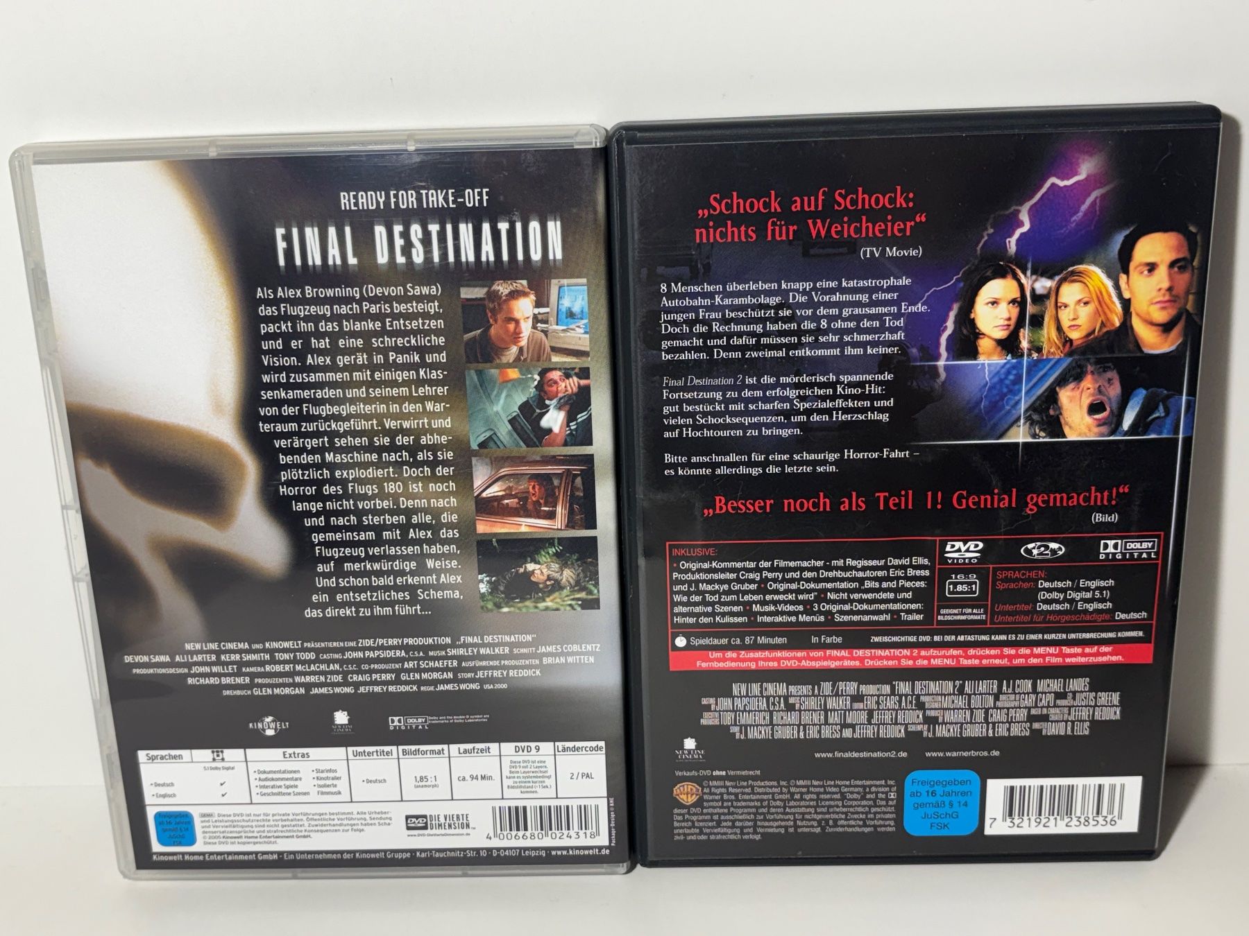 Tutti i DVDs: Final Destination 1-5 DVD – Usato da Wilderswil venduto da Sstriker 2
