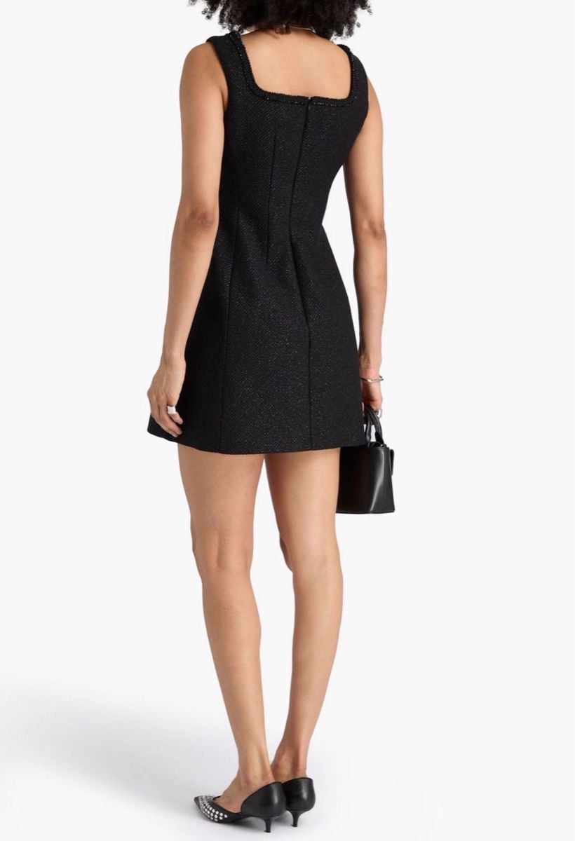 Vestiti: Chic Black Sparkle Mini Dress, Square Neck – Nuovo (secondo la descrizione) da Spreitenbach venduto da eli_7f86 1