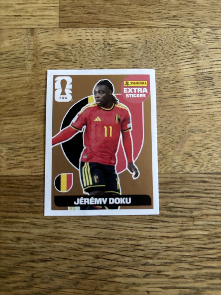 Panini Carte collezionabili: Jeremy doku extra sticker panini  – Usato da Basel venduto da BellaTorres