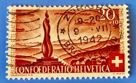 Nr.B 16 mit Stempelt Zürich 1942 Pro Patria   