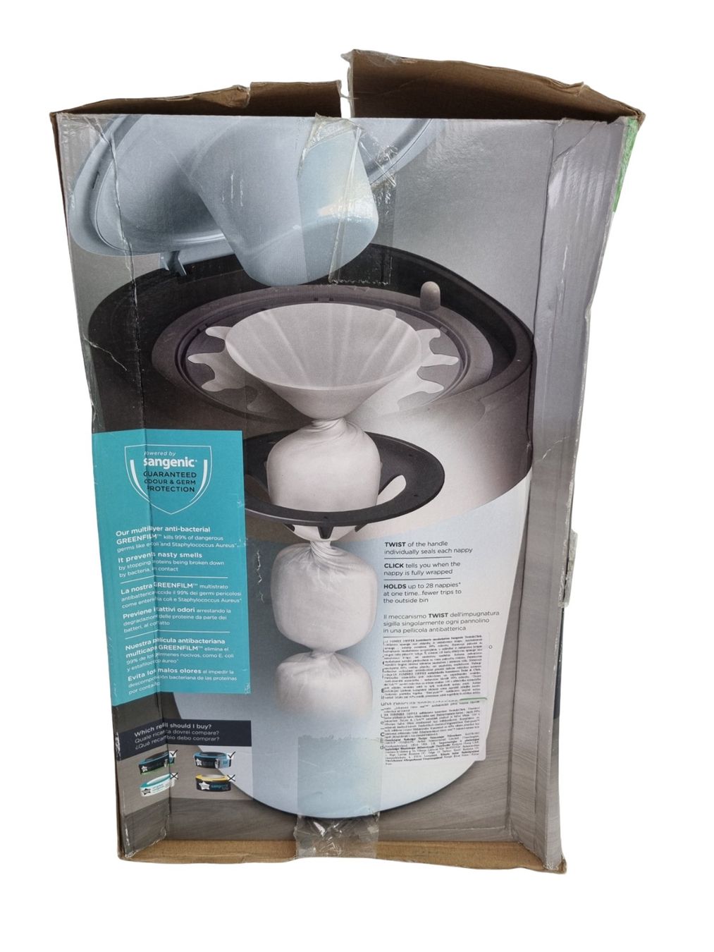 Tommee Tippee Cestini per rifiuti: TOMMEETIPPEE Windeleimer – Nuovo (secondo la descrizione) da Wangen b. Olten venduto da Restwert_Wangen 6
