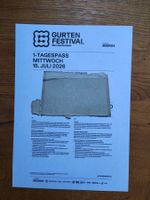 Gurten Festival 1-Tagespass Mi 15. Juli 2026 + Kinderticket