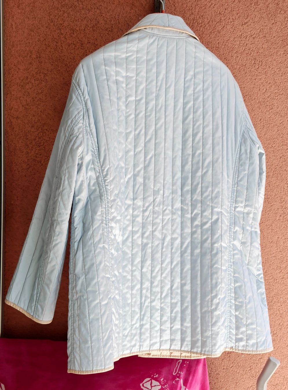 Giacche: Veste mi-saison réversible beige/bleu ciel - Taille 20 – Usato da Genève venduto da Kikou 3