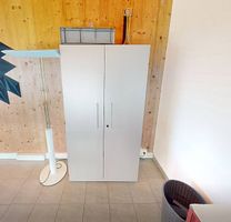 Echo Büroschrank mit Drehtüren 100 × 189 × 42 cm