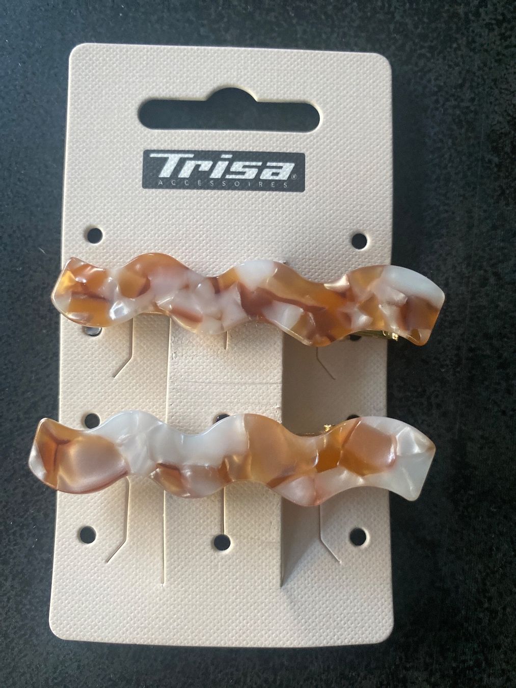 Accessori per capelli: 2 Trisa Haarspangen Wellenform neu – Nuovo e nell'imballaggio originale da Unterentfelden venduto da Loonah