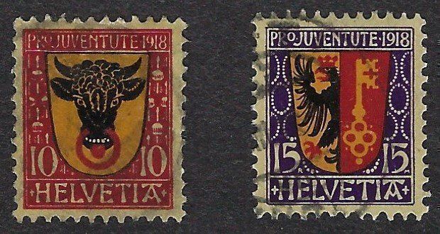 Tutti i francobolli: Pro Juventute 1918 – Usato da Luzern venduto da Einh0rn