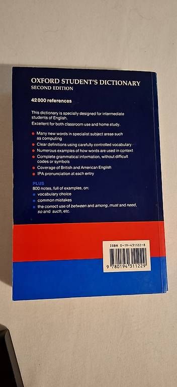 Libri: Oxford Student's Dictionary – Usato da Windisch venduto da vas_nps6 2