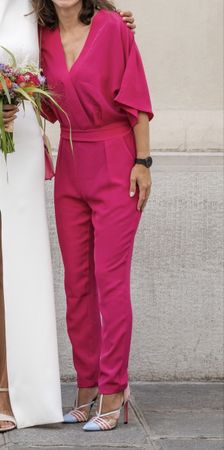 Einteiler Overall Rinascimento 34 XS fuchsia pink jumpsuit