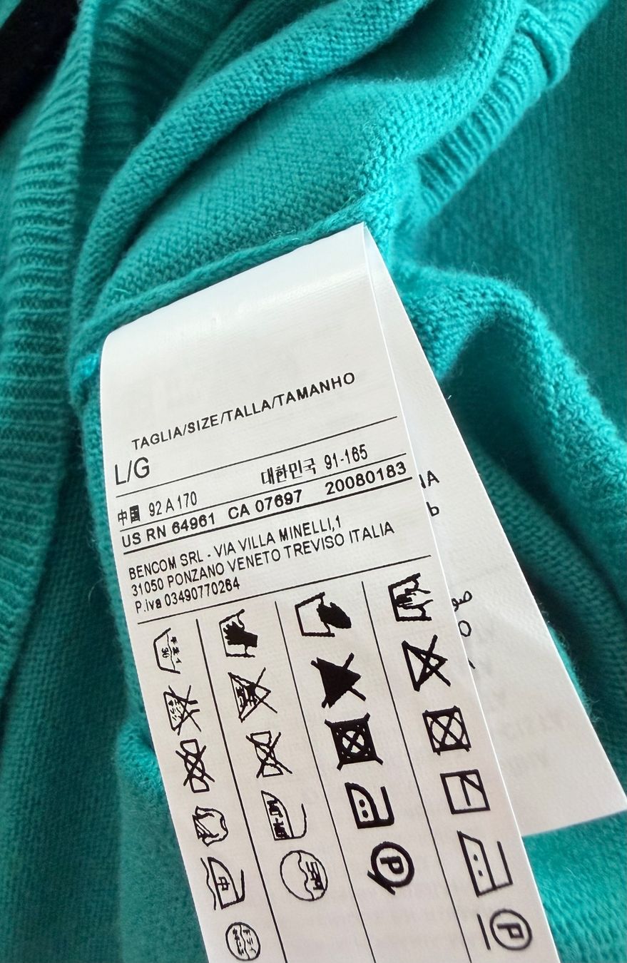 Benetton Maglioni & Felpe: Benetton Merino Wolle Pullover Gr.L ***NEU*** – Nuovo e nell'imballaggio originale da Unterägeri venduto da Jutka_04 5