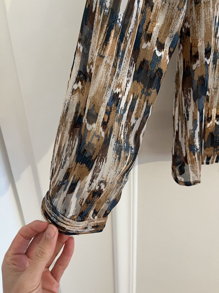 C&A Blusen: C&A Premium Chiffonbluse mit Lurex, Gr. 38 – Gebraucht aus Zürich von vintage_for_you 2
