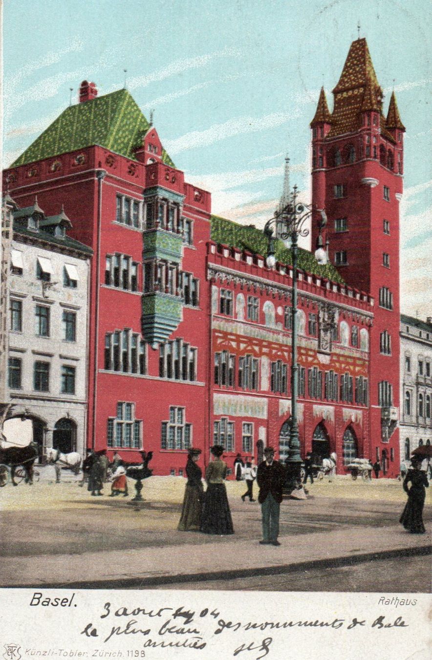 Cartes postales: Basel - Rathaus – D'occasion à Melano par pisonsdro