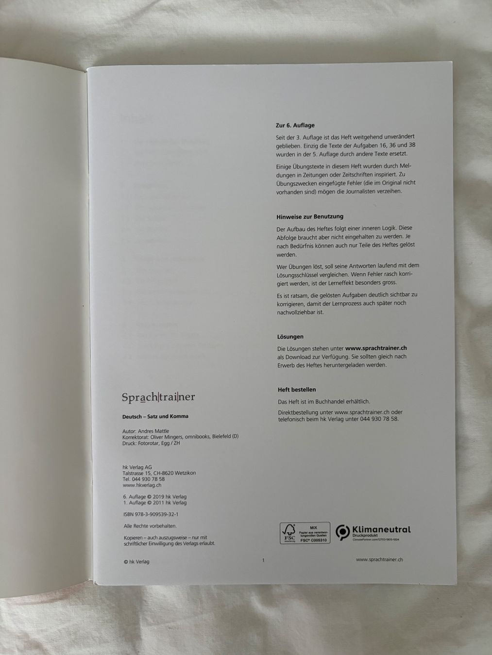 Libri: Deutsch Satz und Komma – Usato da Jona venduto da Flexer02 2