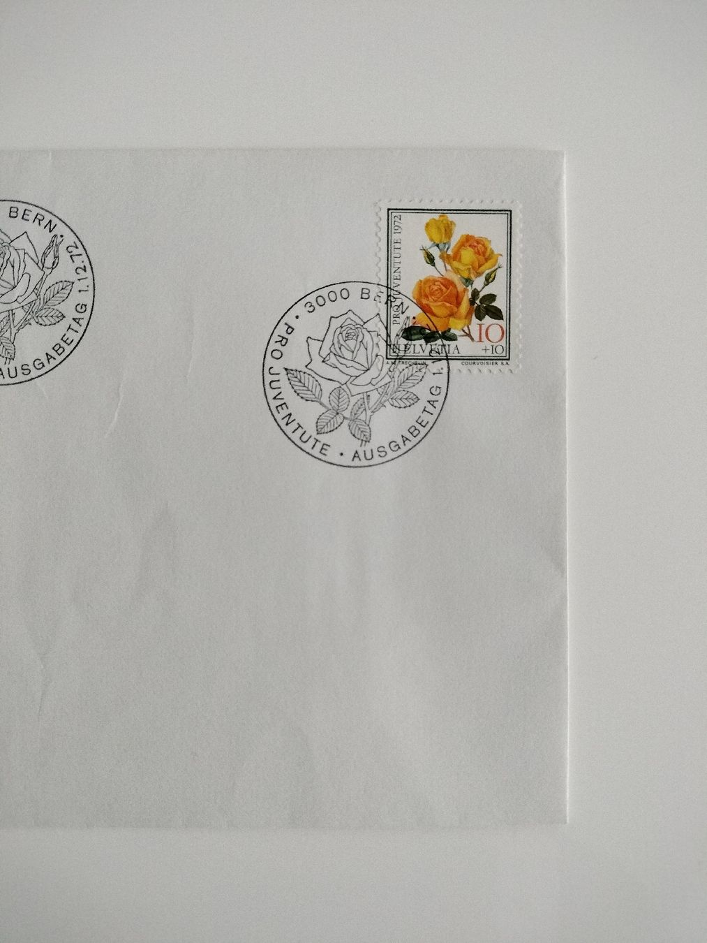 Alle Briefmarken: Pro Juventute 1972 Ersttagsbrief Rosen – Neu (gemäss Beschreibung) aus Oftringen von spo_g5zw 3
