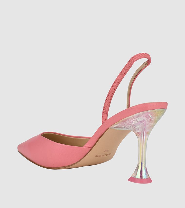 Scarpe da donna: Nine West Pink Slingbacks - Size 39 - Unique Heel! – Usato da Küssnacht am Rigi venduto da Minkijulia 4