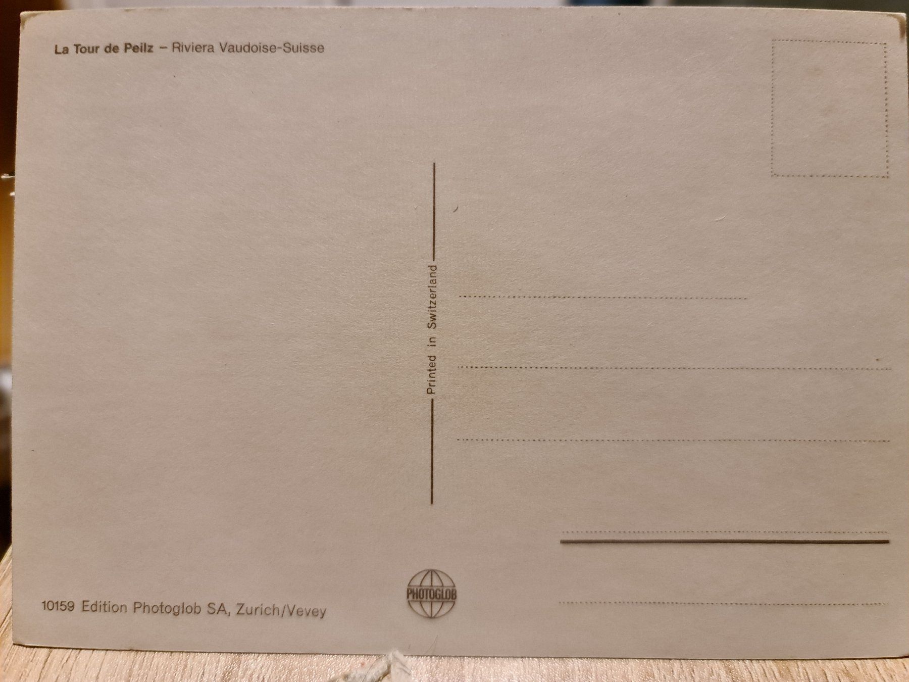 Cartoline postali: Ansichtskarte La Tour de Peliz Waadt – Usato da Dintikon venduto da Vexi 1