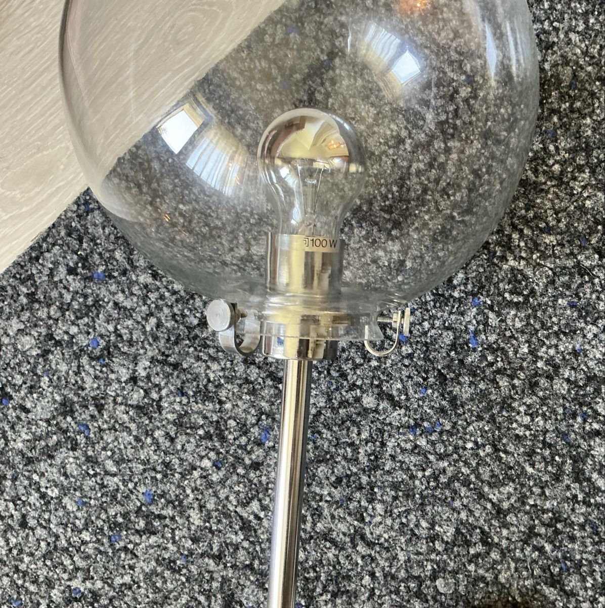 Lampade: Stylische Stehlampe mit Glaskugel - Vintage – Usato da Naters venduto da seidengut 4