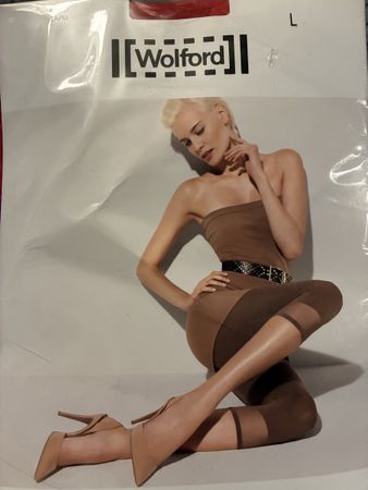 Wolford Capri Hose rot Grösse L neu