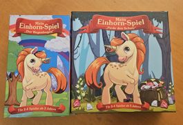 2 Spiele Mein Einhorn-Spiel Der Regenbogen Finde den Schatz