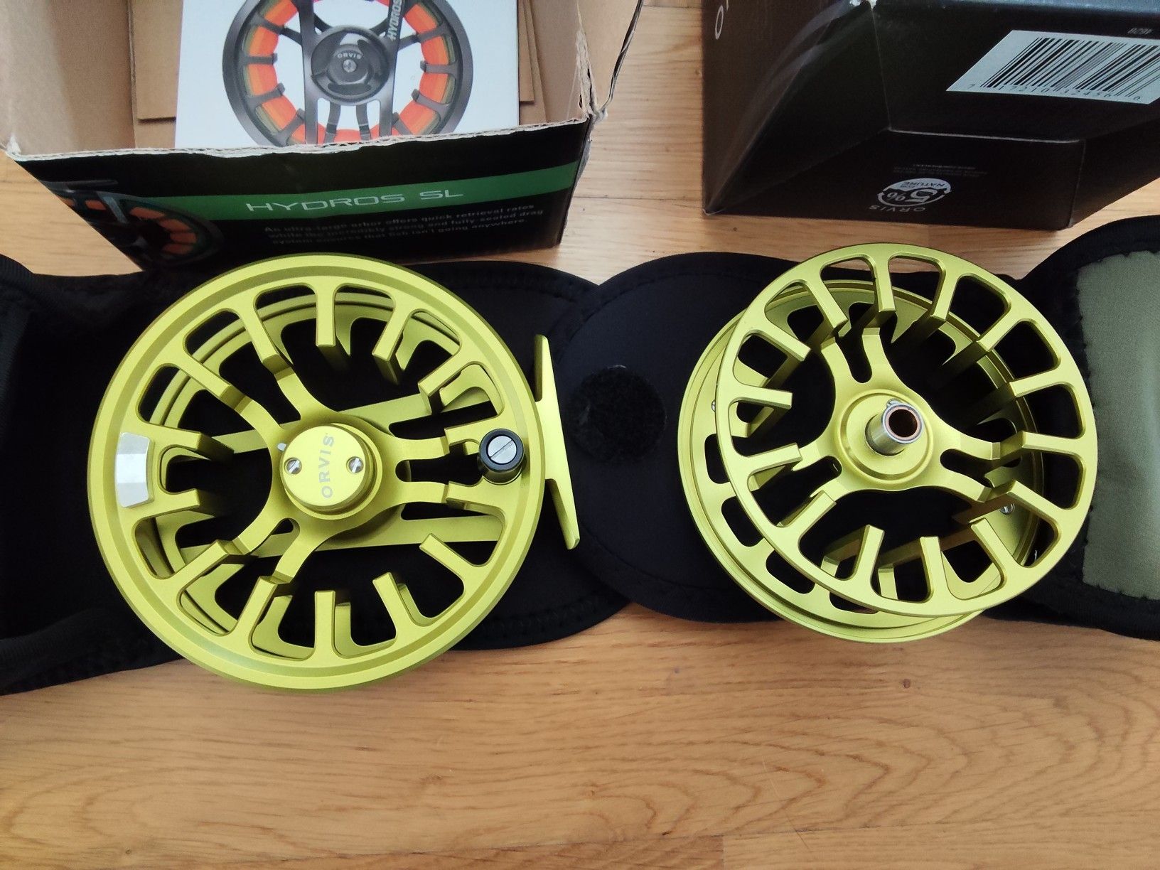 Orvis Tambours & Moulinets: Orvis Hydros SL V lime – Neuf avec emballage d'origine à Rotkreuz par swiss-pitt 1