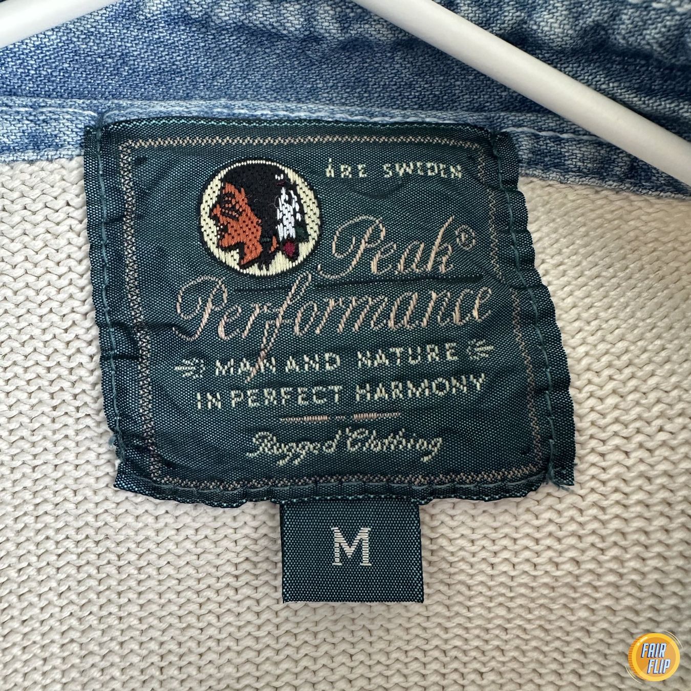 Peak Performance Pulls & Sweat-shirts: Vintage Peak Performance Strick-Polopullover Gr. M – D'occasion à Luzern par fairflip 1