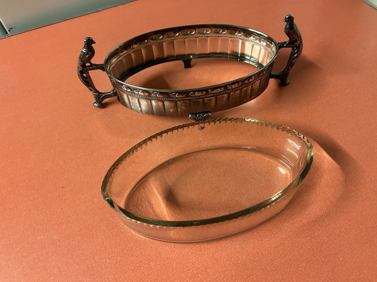 Schalen: Jugendstil Schale Glas/Silber,Versilbert ? Sehr elegant! – Gebraucht aus Lanzenhäusern von vic63 4