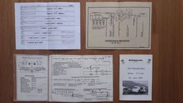 Eisenbahn-Fahrpläne, Elektro-Schaltschema Rhätische Bahn
