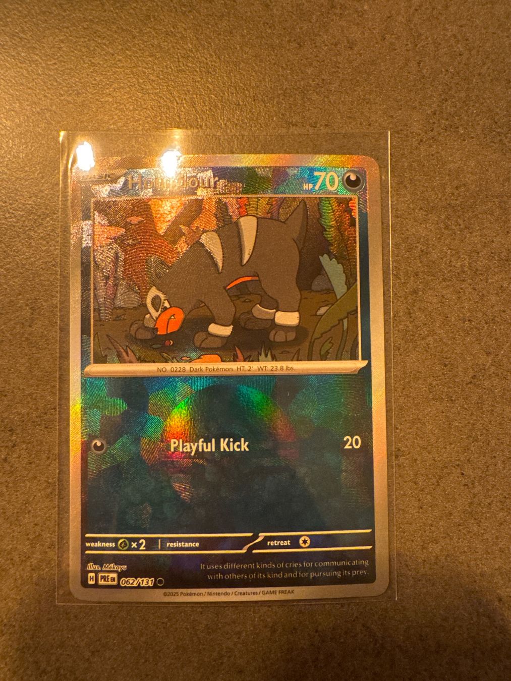 Pokémon Sammelbilder & Trading cards: Houndour Pokeball 062/131 Prismatic Evolutions – Neu (gemäss Beschreibung) aus Winterthur von Fischinho