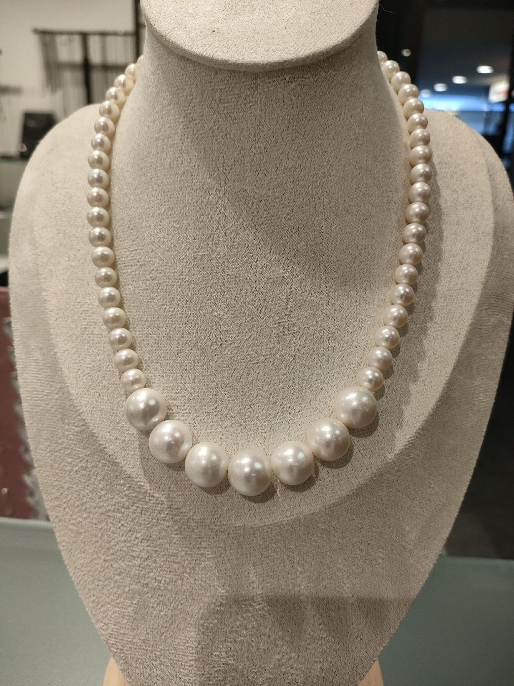 Catenine: Süsswasserperlen Kette AAA Qualität – Nuovo e nell'imballaggio originale da Bern venduto da Lidia.5 1