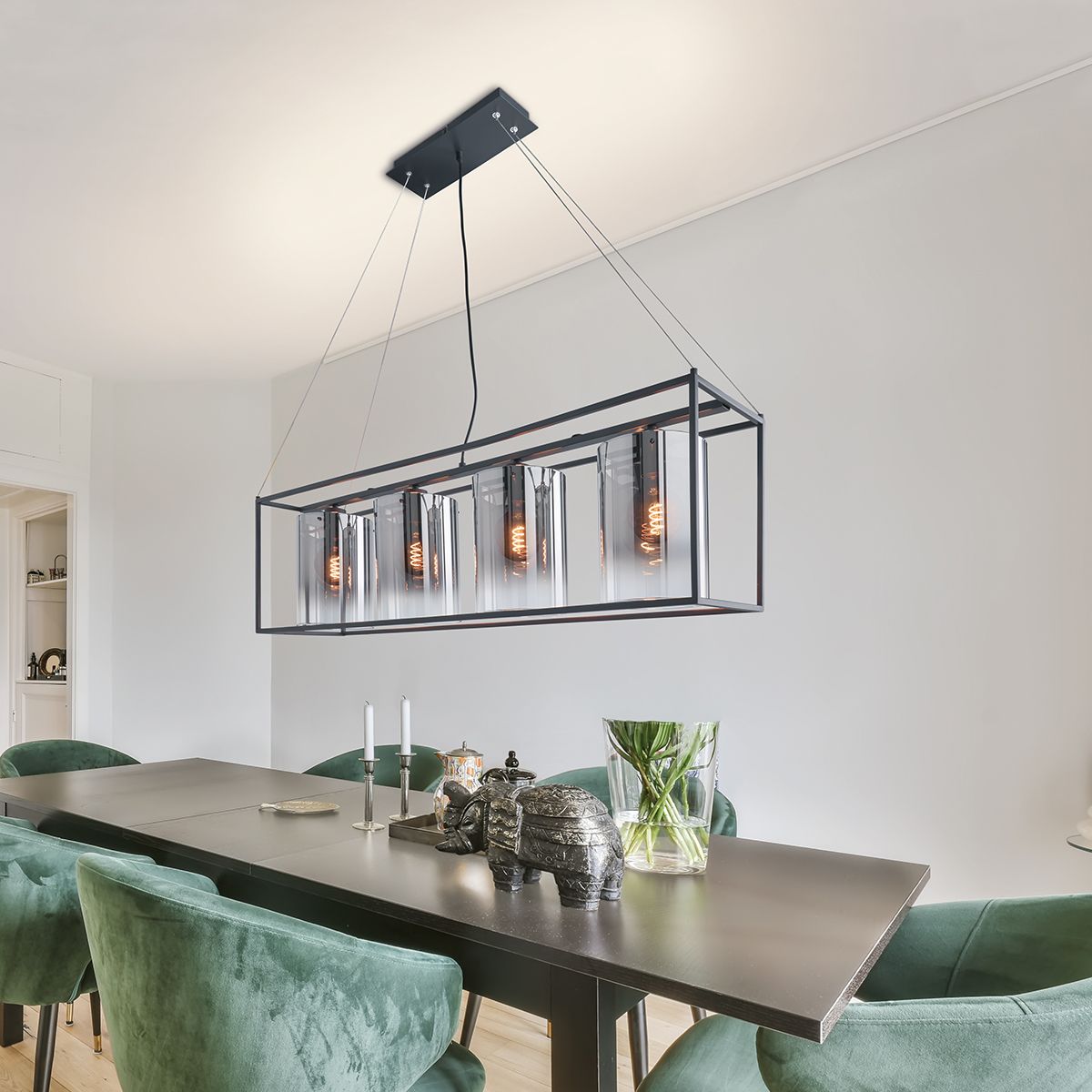 Kronleuchter & Deckenlampen: Pendelleuchte, 4 Spots, 115 cm x 25 cm – Neu (gemäss Beschreibung) aus Kreuzlingen von Smart-Light