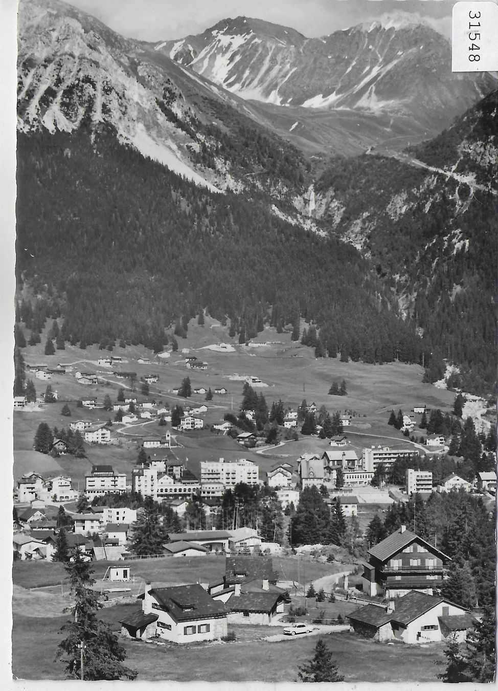 Cartoline postali: Lenzerheide - Generalansicht – Usato da Ettingen venduto da Kartenplanet