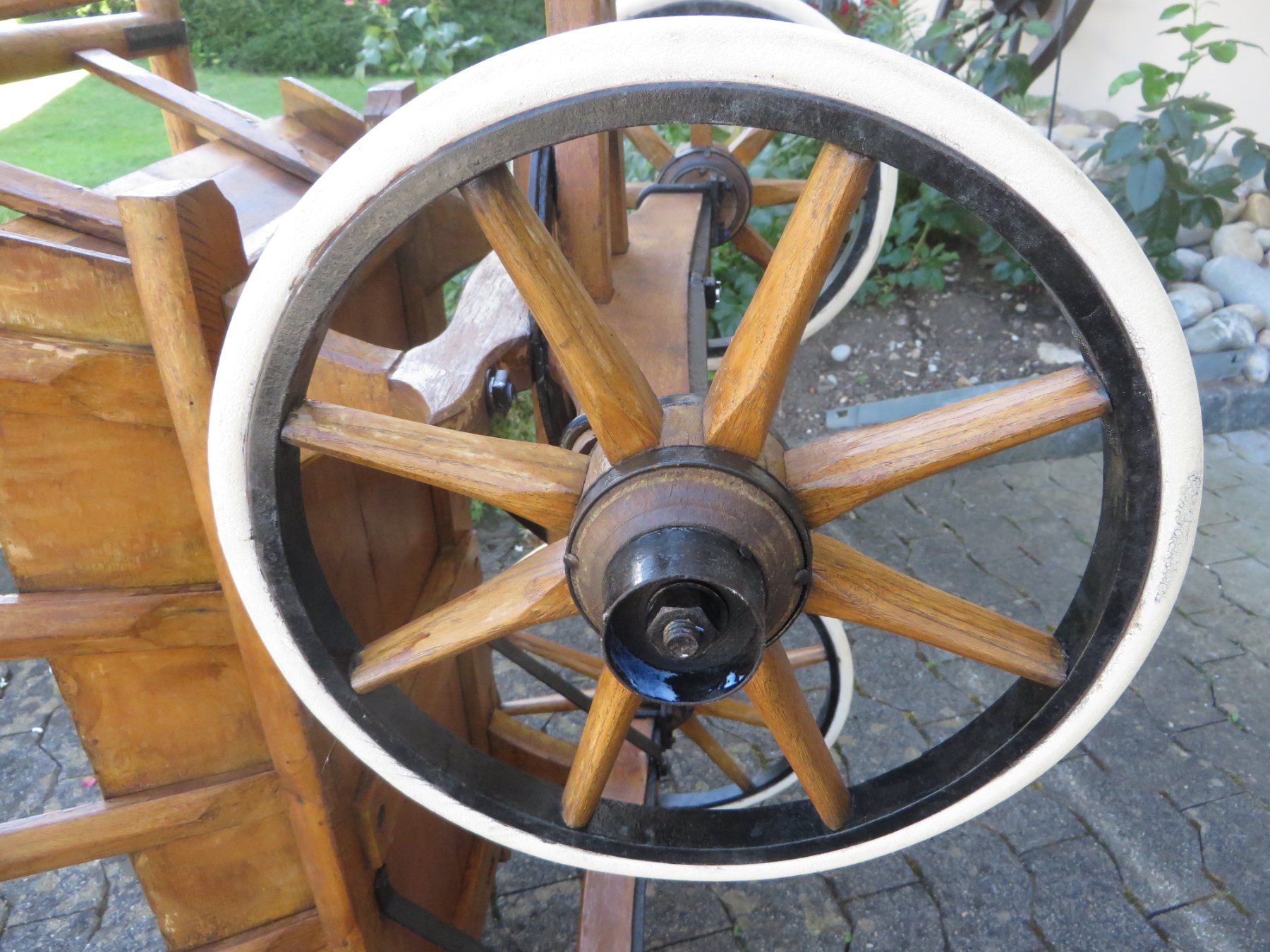 Carrelli di trasporto: Nr. 9 Neu restauriertes Leiterwägeli / Leiterwagen – Usato da Ermenswil venduto da lodero 7