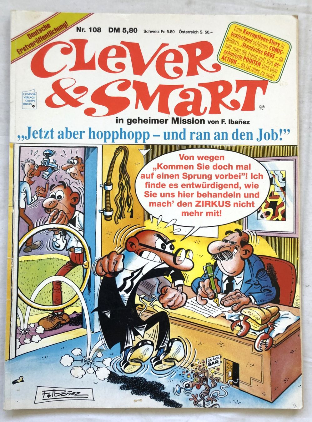 Fumetti: CLEVER & SMART - Nr.108 - 1.Auflage – Usato da Schaffhausen venduto da durruti