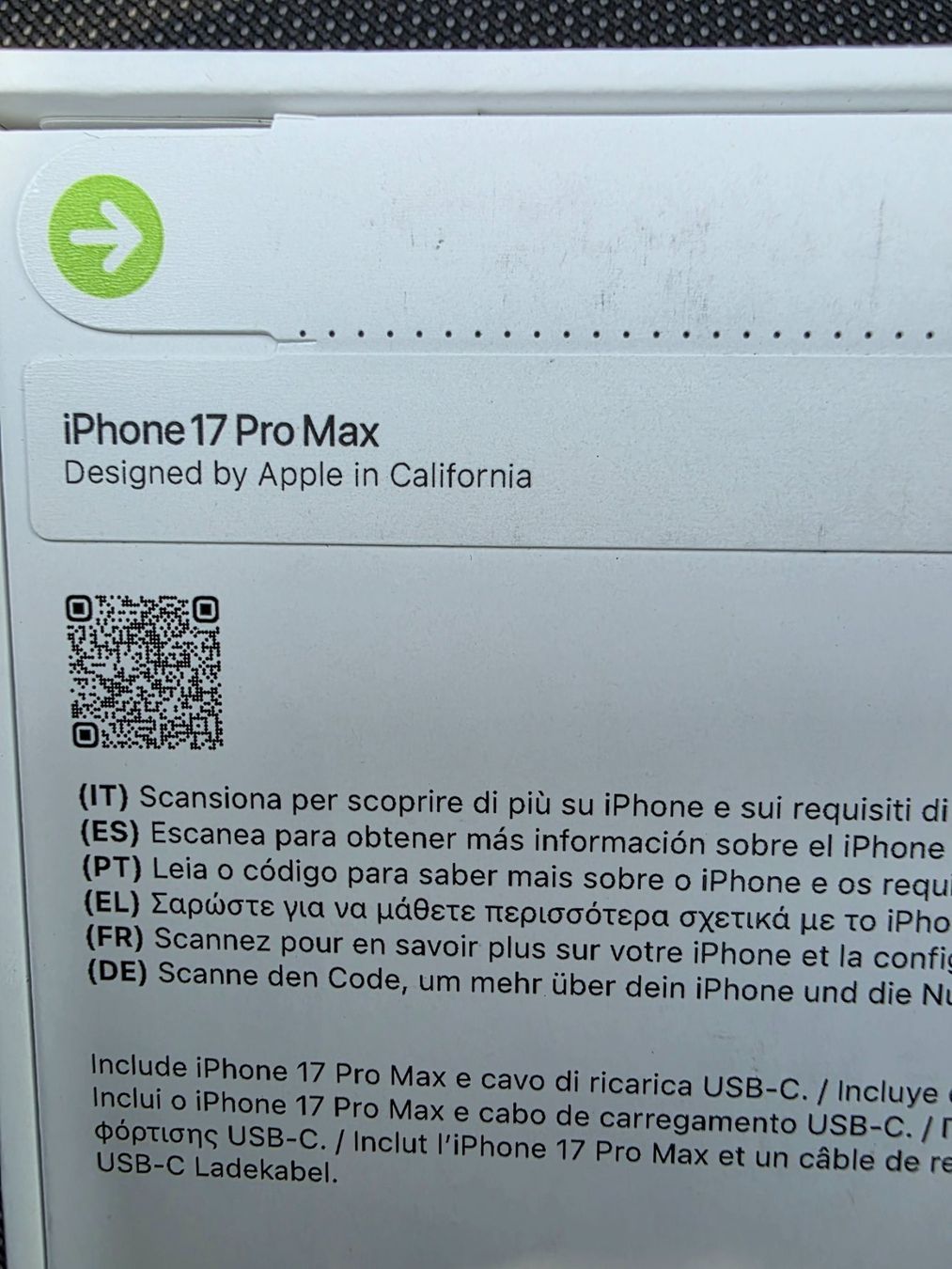 Apple Telefoni cellulari / Smartphones: iPhone 17 Pro Max 256 GB - Tiefblau – Nuovo e nell'imballaggio originale da Emmenbrücke venduto da fah_m59b 2