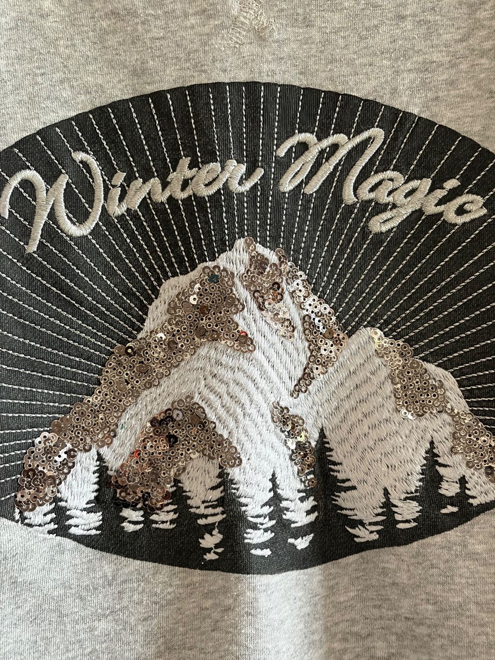 Maglioni & Felpe: RETRO SWEATSHIRT WINTER MAGIC Größe M 100 % Baumwolle – Usato da Interlaken venduto da Bona55 2