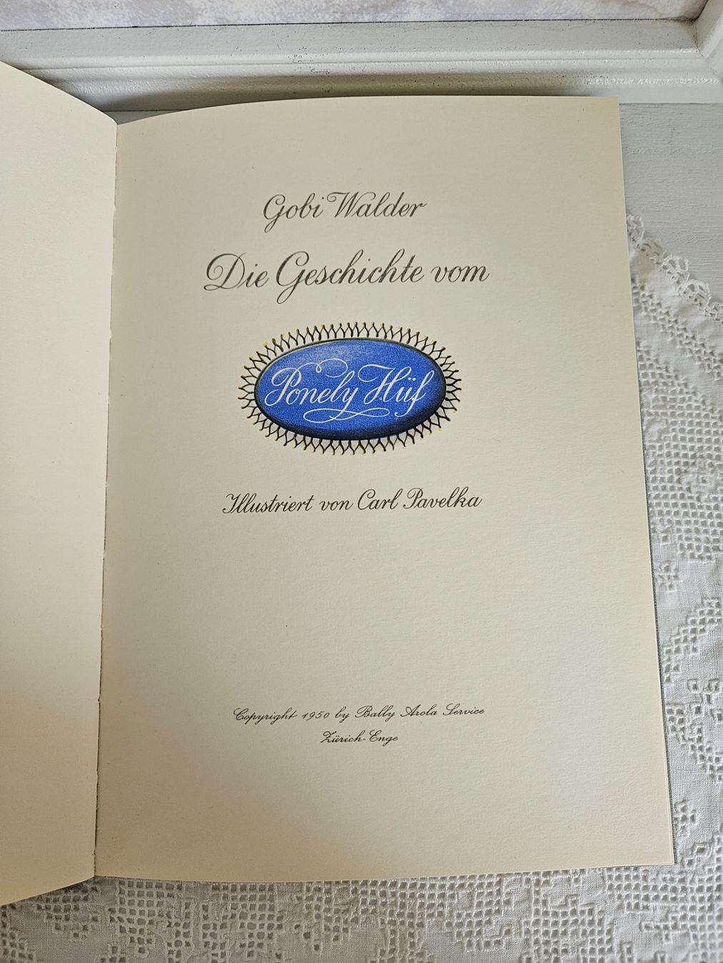 Libri: Die Geschichte vom Ponely Hüf Bilderbuch Kinderbuch – Usato da Gossau ZH venduto da Goes05 1