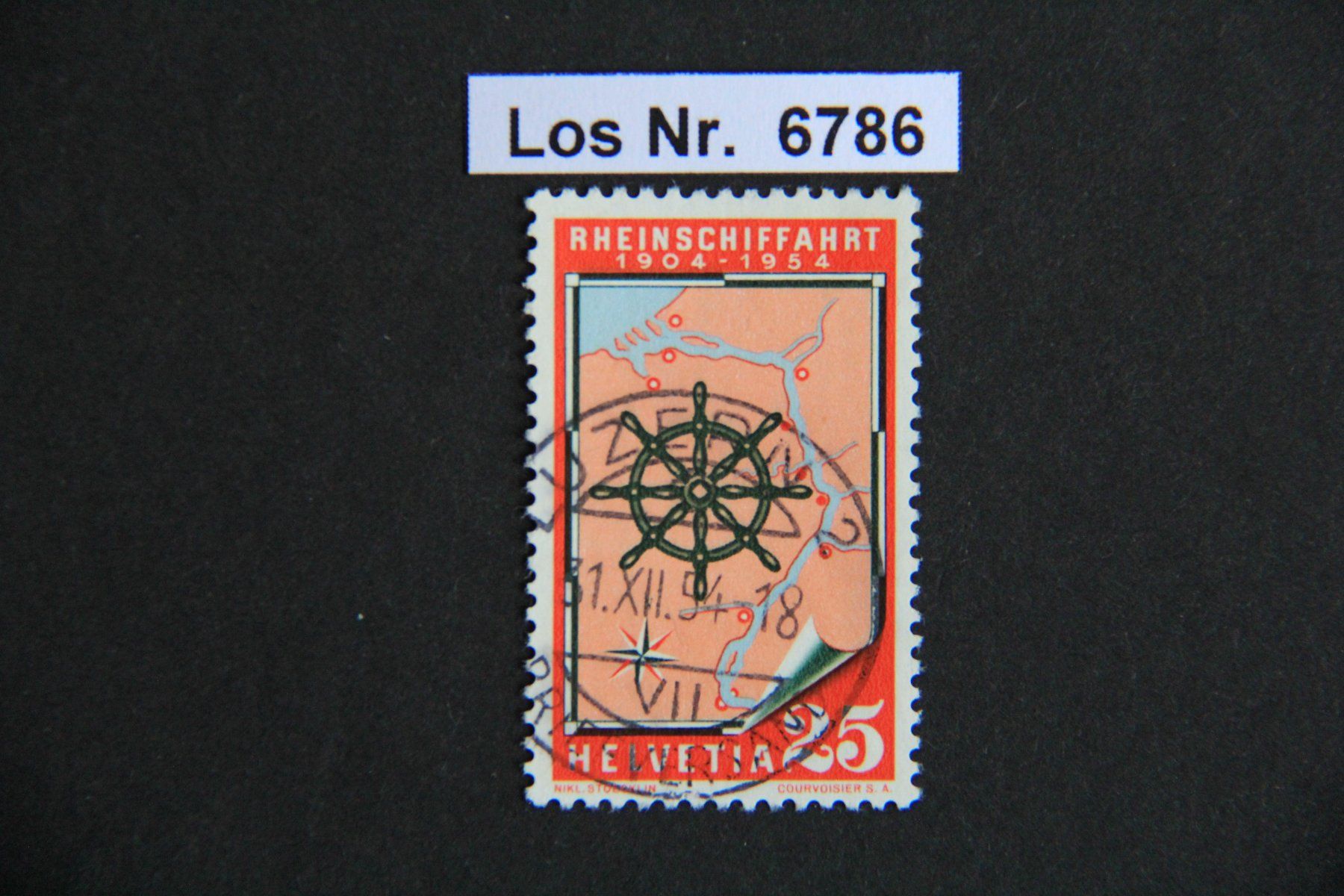 Tutti i francobolli: CH 1954 Ortsstempel mit Datum                       Los 6786 – Usato da Volken venduto da jukon65