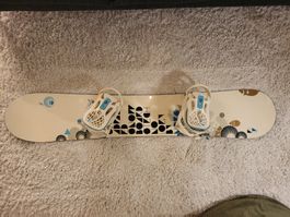 Snowboard Nidecker 152 avec fixations