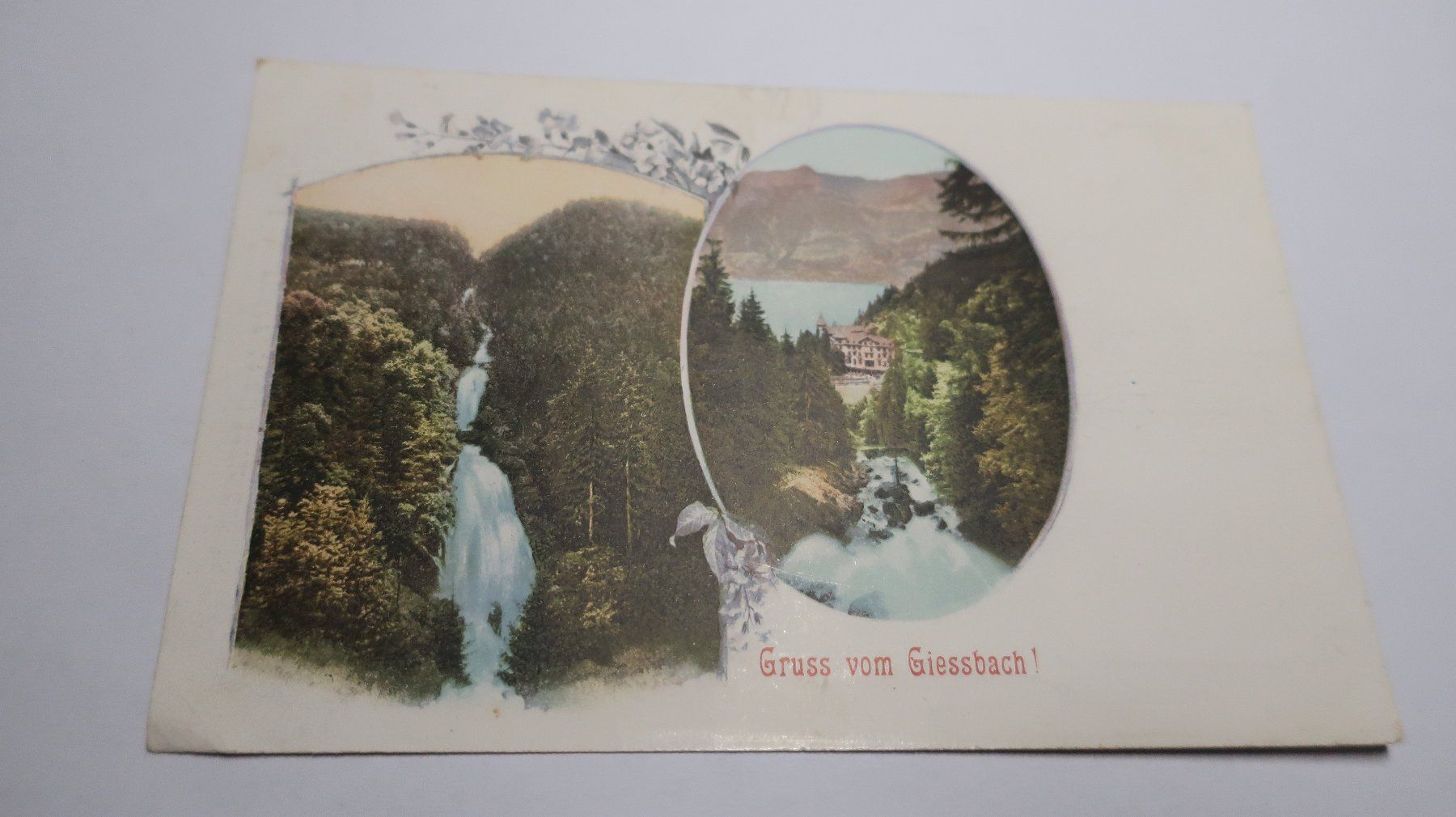 Cartoline postali: Gruss vom Giessbach ! – Usato da Cormoret venduto da Pascalll2001 1