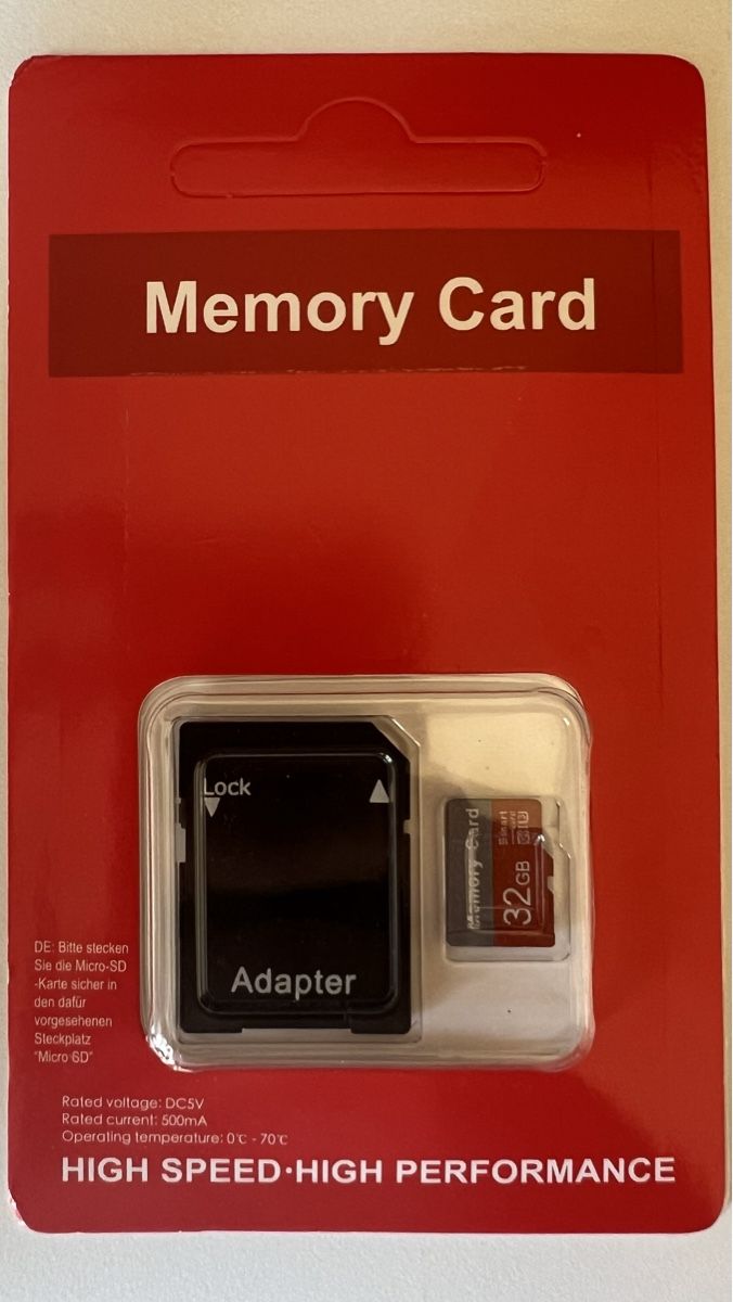 Schede di memoria: Verkaufe 5x 32GB Micro-SD Karte mit Adapter – Nuovo e nell'imballaggio originale da Küsnacht ZH venduto da max_r2ns