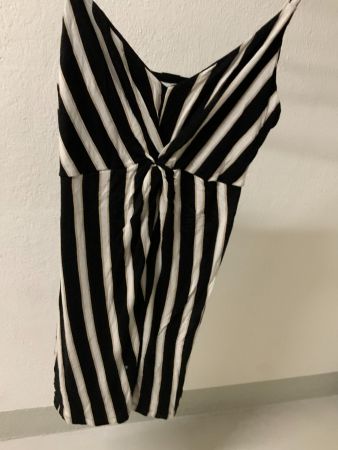 Damen Kleid schwarz-weiss gestreift Grösse S guter Zustand
