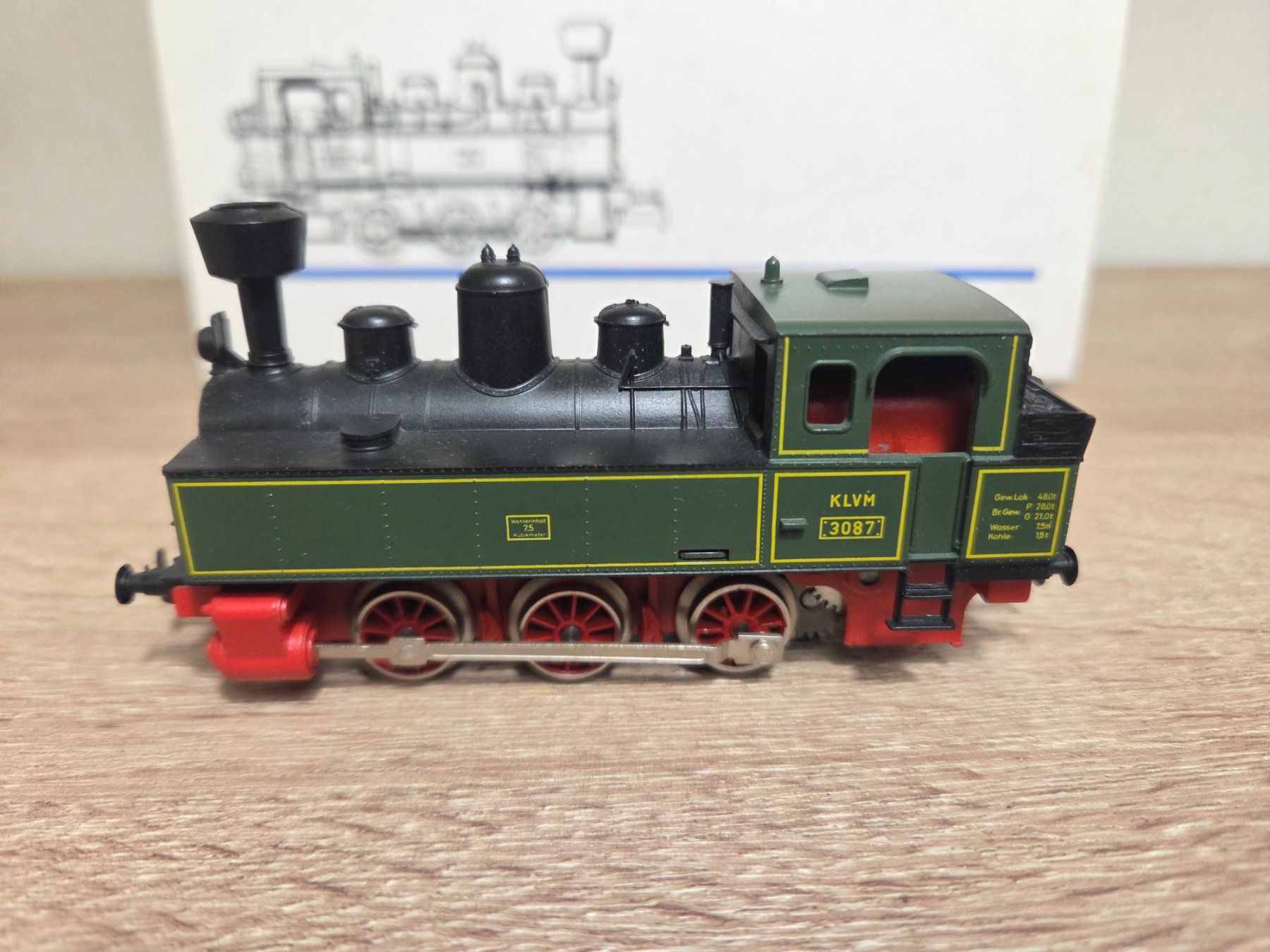 Märklin Modellini di ferrovie: Märklin 3087 Dampflok KLVM H0 – Usato da St-Aubin-Sauges venduto da Lo_Go