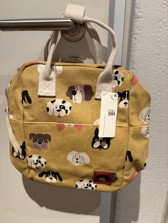 Lindex Kinderrucksack mit Hunde Muster, Neu mit Etikett