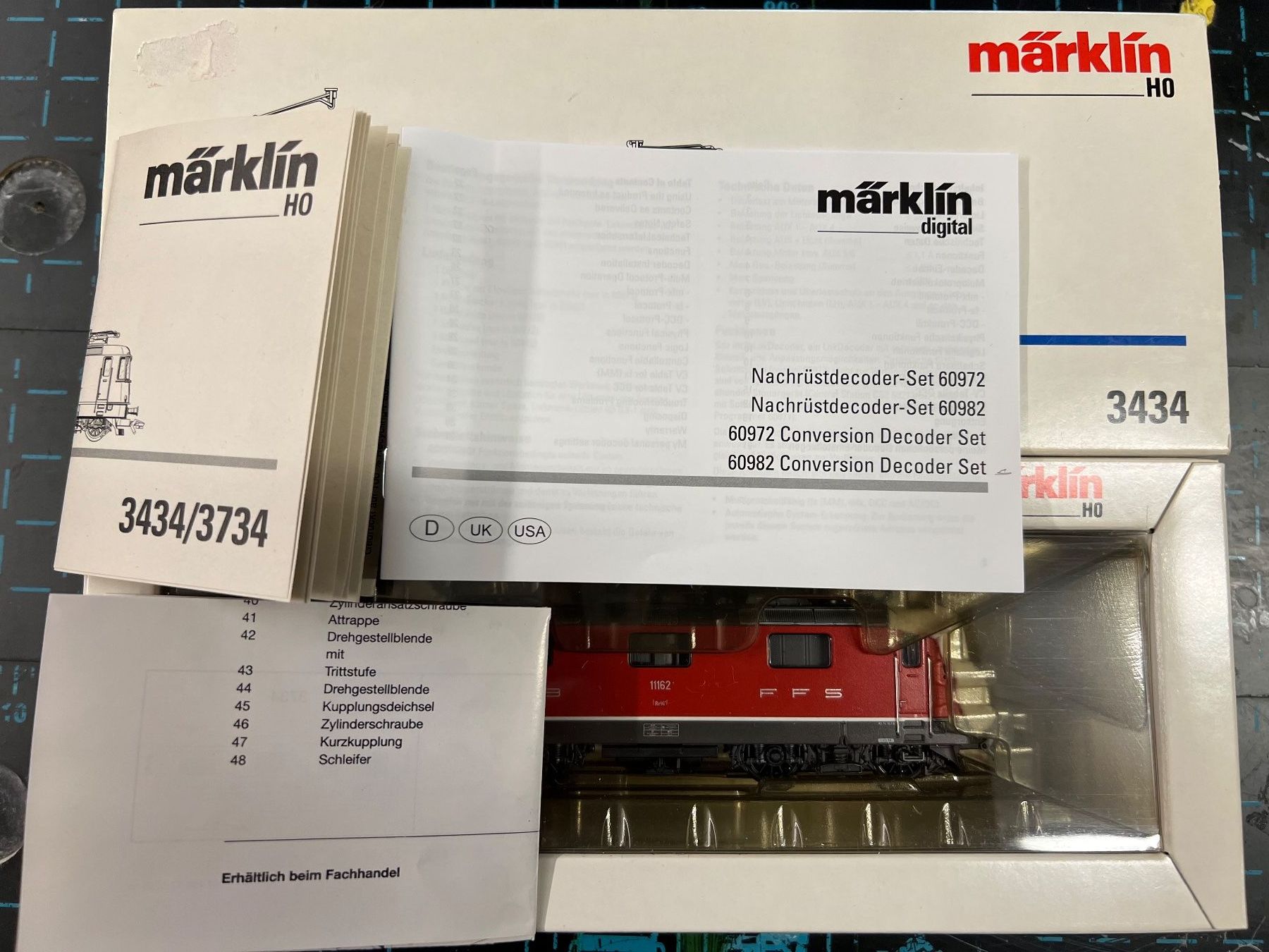 Märklin Modelleisenbahnen: Märklin Re 4/4 Digital MFX Platine LED – Neu (gemäss Beschreibung) aus Martigny von nevada98 8